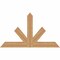 Ekena Millwork Saratoga Timber Gable Bracket, Western Red Cedar, 60"W x 35"H x 3 1/2"D x 5 1/2"F, 14/12 Pitch GBW060X35X0406SAR00SWR - alternate 1